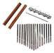 Liyafy 17 Key Kalimba DIY Keys Bridge Kit with Tuning Hammer 3