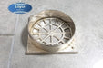 Loysa Bronze Chrome Drain Grate 10 X 10 Cm 2