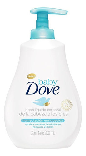 Jabón Líquido Baby Dove Humectación Enriquecida 200ml 0