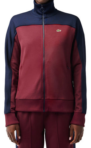 Lacoste Women's Color Block Zip-Up Sports Jacket 1