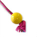 Pets Plast Double Knot Rope Toy with Rubber Ball - Small 1