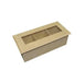 LUNA DE GALES Tea Box x 3 with Glass Lid MDF 10x23.4x7 CTTV3 1