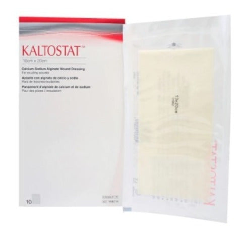 Kaltostat Alginate Wound Dressing Calcium Sodium 10x20 cm 1