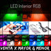 Kit Luz Led Interior Rgb Con Controladora Adhesivo 3m!!!! 3