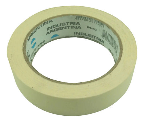 Dancan Masking Paper Adhesive Tape 24mm x 40m x 12u 3