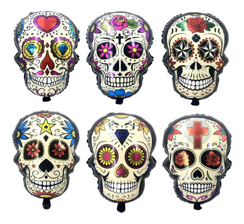 Globo Calavera - 71 X 53 Cm - Universo Mágico 0