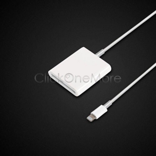 Rayo A Cámara De Tarjeta Sd Lector Adaptador Para iPhone 7 6 3