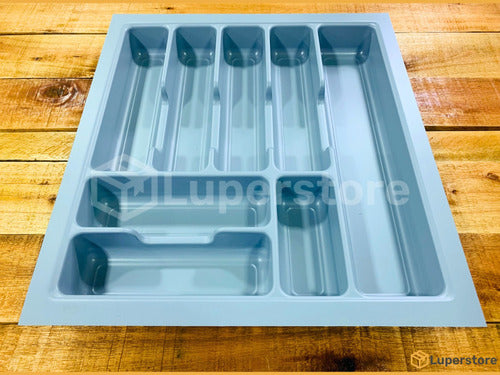 Luperstore Set Of 2 Gray Drawer Organizers - PVC 44 X 48 Cm 1