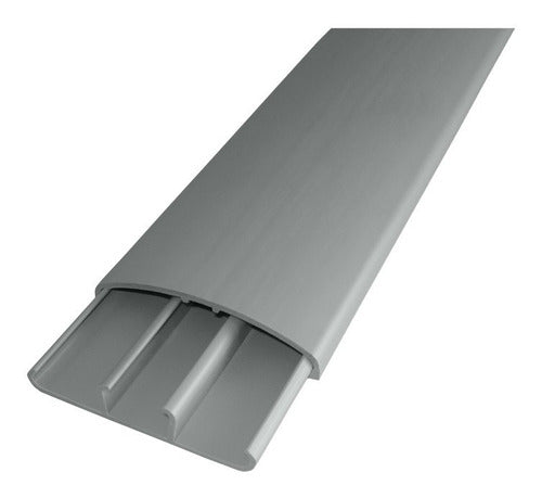 Floor Cable Duct Channel 48x13mm Gray Strip 2 Meters Kalop 0