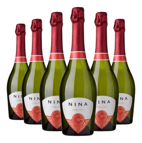 Espumante Nina Extra Brut Caja X 6 X 750ml. - San Huberto 0