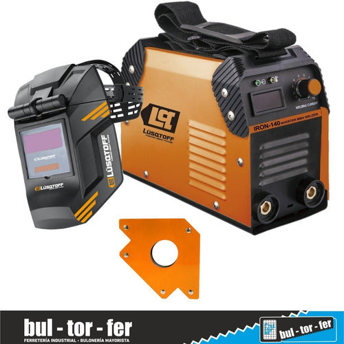 Lüsqtoff Iron-140 Inverter Welder 120A + Sensitive Mask + Magnetic Square 2