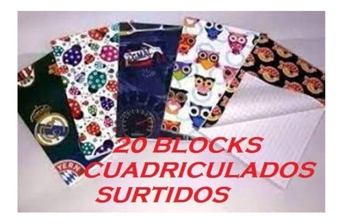 Casa Sofia A6 Plain Notepad Block - Pack of 20 Blocks 0