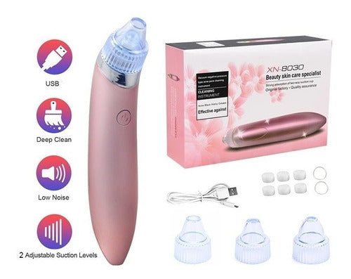 Beautiful Skin Care Expert Rechargeable Blackhead Remover Diamond Tip Suction Device 1