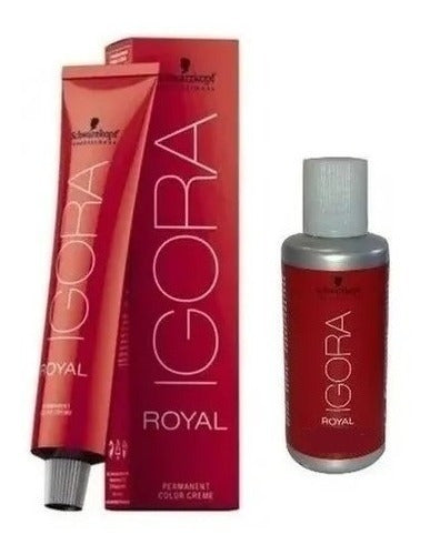 Schwarzkopf Professional Tintura Igora Royal 8.77 + Oxidante De 60ml 6