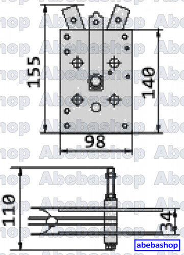 Zldq150a Puente Rectificador De Diodos Monofasico 150a 400v 2