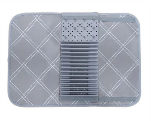 Marian Todo Organizado Sofia Dish Rack with Absorbent Printed Cloth 0