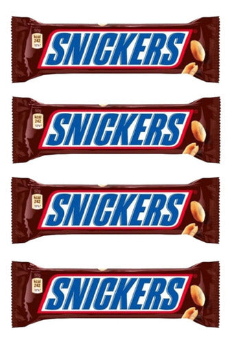 Snickers Chocolate 48g X 4u 0