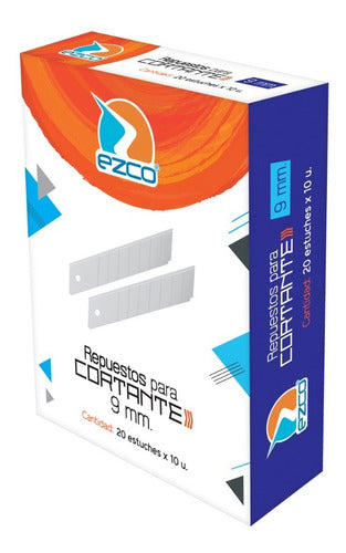 Ezco Replacement Blades for Cutter 9mm x 200 Blades 0