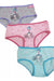 Pack of 3 Marey Cotton Girls' Culotte Panties 71 Bike 1