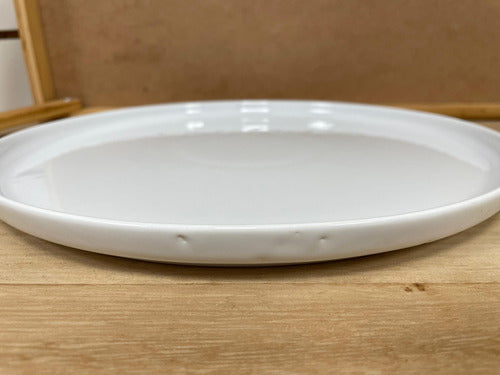 Aston Nordik White Porcelain Dinnerware Set of 18 Plates, Dessert Plates & Bowls 6