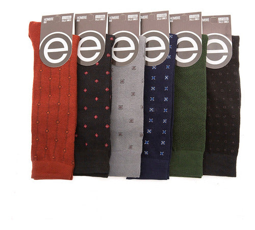 Elemento Men's 1/2 Caña Socks X6 0