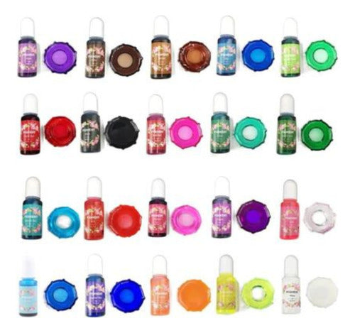 Set Pigmentos Líquidos Semitransparentes 10 Ml X 26 U 1