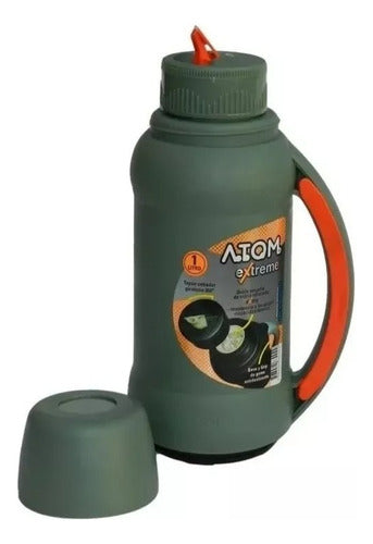 Atom Termo Atom Extreme 1L Pico Matero 360° Doble Ampolla Vidrio 6