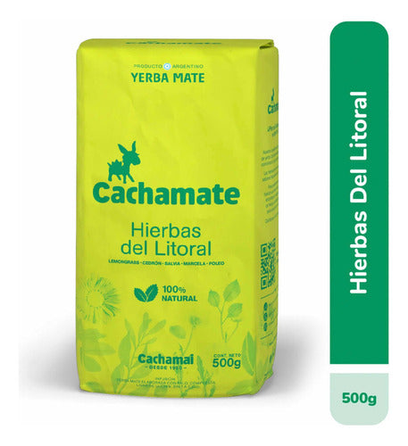 Cachamate Pack X 4 Yerba Cachamate Hierbas Litoral Lemongrass 500g 0