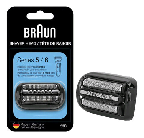 Braun 53b Series 5 & 6 Replacement Head Cassette Foil Cutter 0