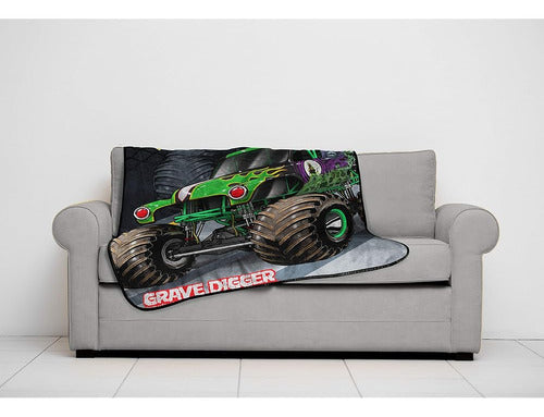 Jay Franco Monster Jam Slash Throw Blanket - 46 x 60 Inches, Car 4