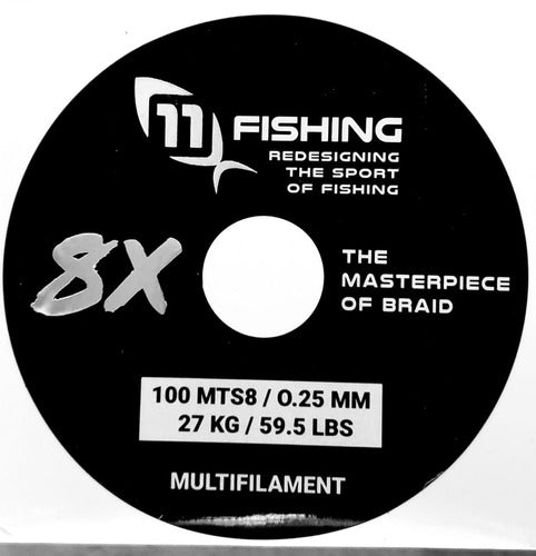 11 Fishing 100 Meters Multifilament 0.25mm 8x Strands 2