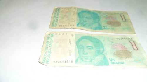 Billete Argentina 1 Austral 1