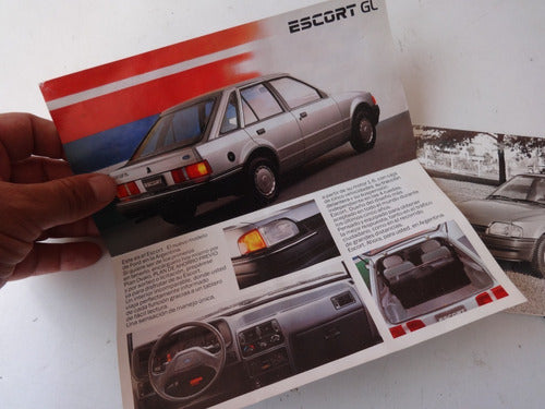 Ford Escort Classic Brochure Lot with Official Photo 2