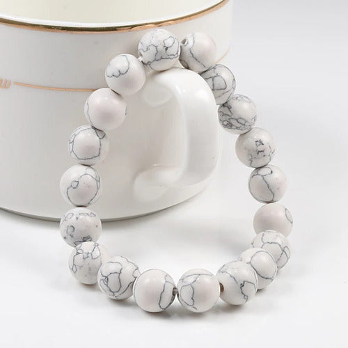 Rl Joyas Howlite Natural Stone Bracelet 0