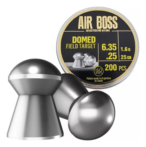 Apolo Balines Air Boss 6.35 Mm Domed Field Target X 200 25 G 0