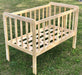 Modern Solid Pine Wood Crib 100 x 50 cm 3