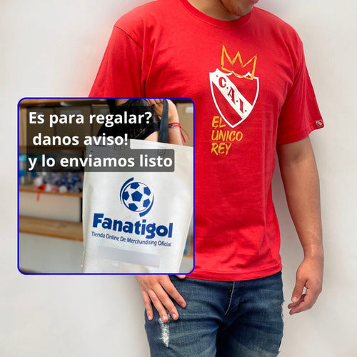 Independiente Oficial Remera Nuevo Modelo El Único Rey 4