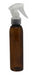 20-Pack Amber 125cc PET Bottle with Trigger Sprayer 1