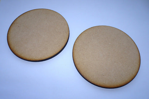 Set of 10 MDF Fibrofacil 30 cm Circle Bases 1