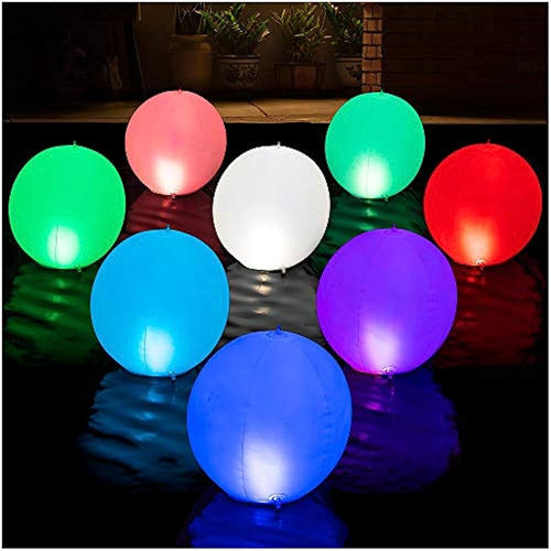 Hapikay Solar Floating Pool Lights - Pack of 2 0