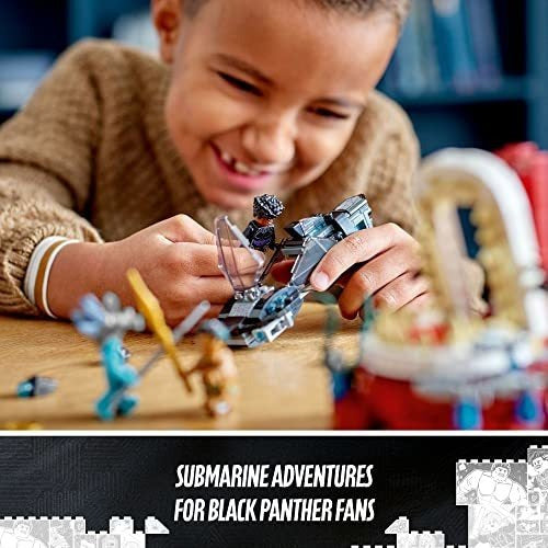 LEGO Marvel Black Panther Wakanda Forever King Namor's Throne Room 76213 Building Kit 5