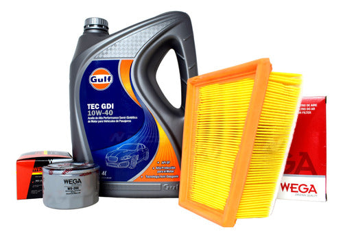 Filtros+aceite Gulf 10w-40 Renault Clio,kangoo,logan,duste.. 0