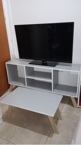 TV Rack + Coffee Table Set 3