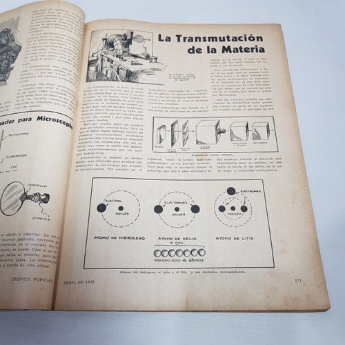 Antiguo Robot Revista Ciencia Popul 1939 Mecánica Mag 60628 6