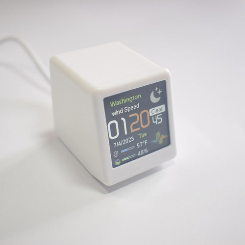 Relógio De Mesa Weather Station Smart Diy Weather Sem Fio 0