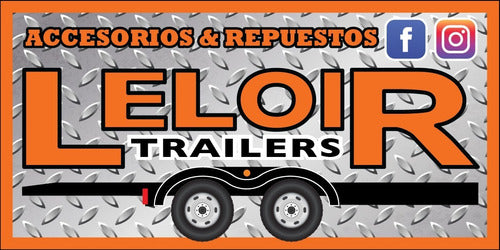 Trailers Leloir Traba De Fundición Trailer + Alfiler Tortugas Cuña 5