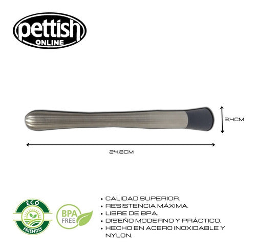 Pison Acero Nylon Trago Caipirinha Pettish Online Vc 1