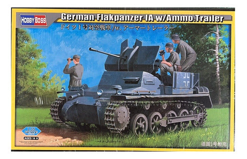 Tanque Aleman 1/35 Hobbyboss 80147 Para Armar Flakpanzer Ia 0