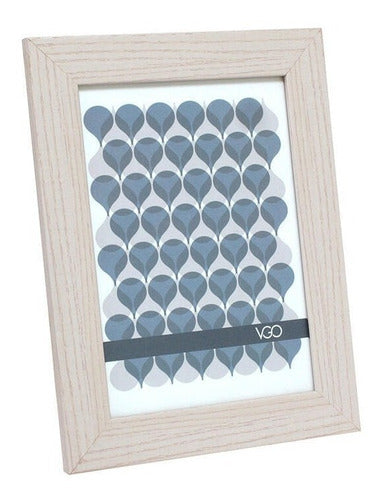 VGO Wood Picture Frame for Tabletop or Wall Hanging Photo Art 13x18 cm 1