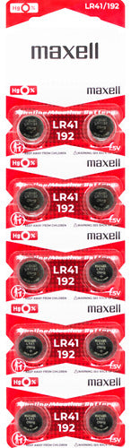 Maxell 100 X LR41 AG3 192 Batteries 0